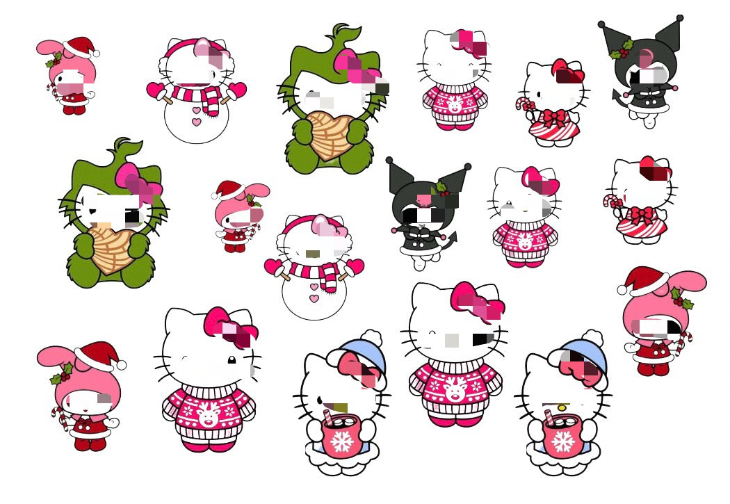 Kitty Xmas Sheet